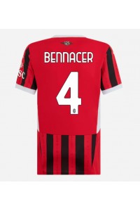 AC Milan Ismael Bennacer #4 Jalkapallovaatteet Naisten Kotipaita 2024-25 Lyhythihainen